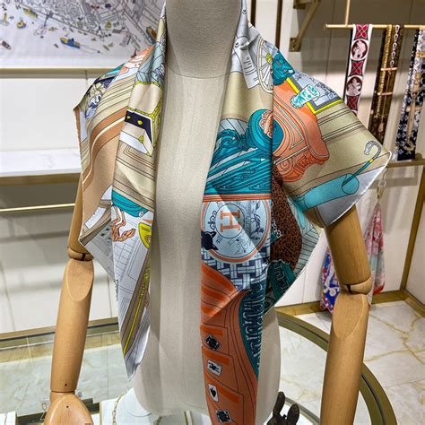 hermes 24 fag scarf|Mystere au 24 scarf 90 .